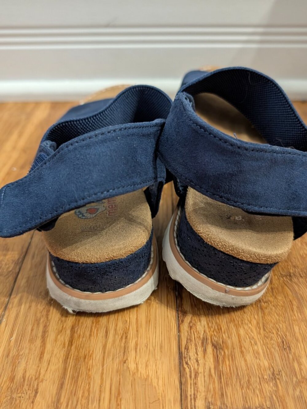Bobs by Skechers, Desert Kiss Low wedge sandal in Slate Blue 6.5 - Picture 7 of 7